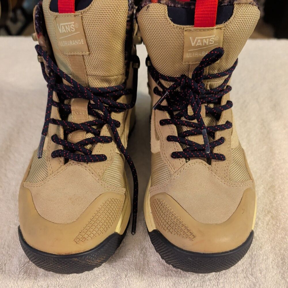 Vans UltraRange Exo Hi MTE-2 Waterproof Hiking Boots Beige Mens Size 7 - Picture 4 of 9